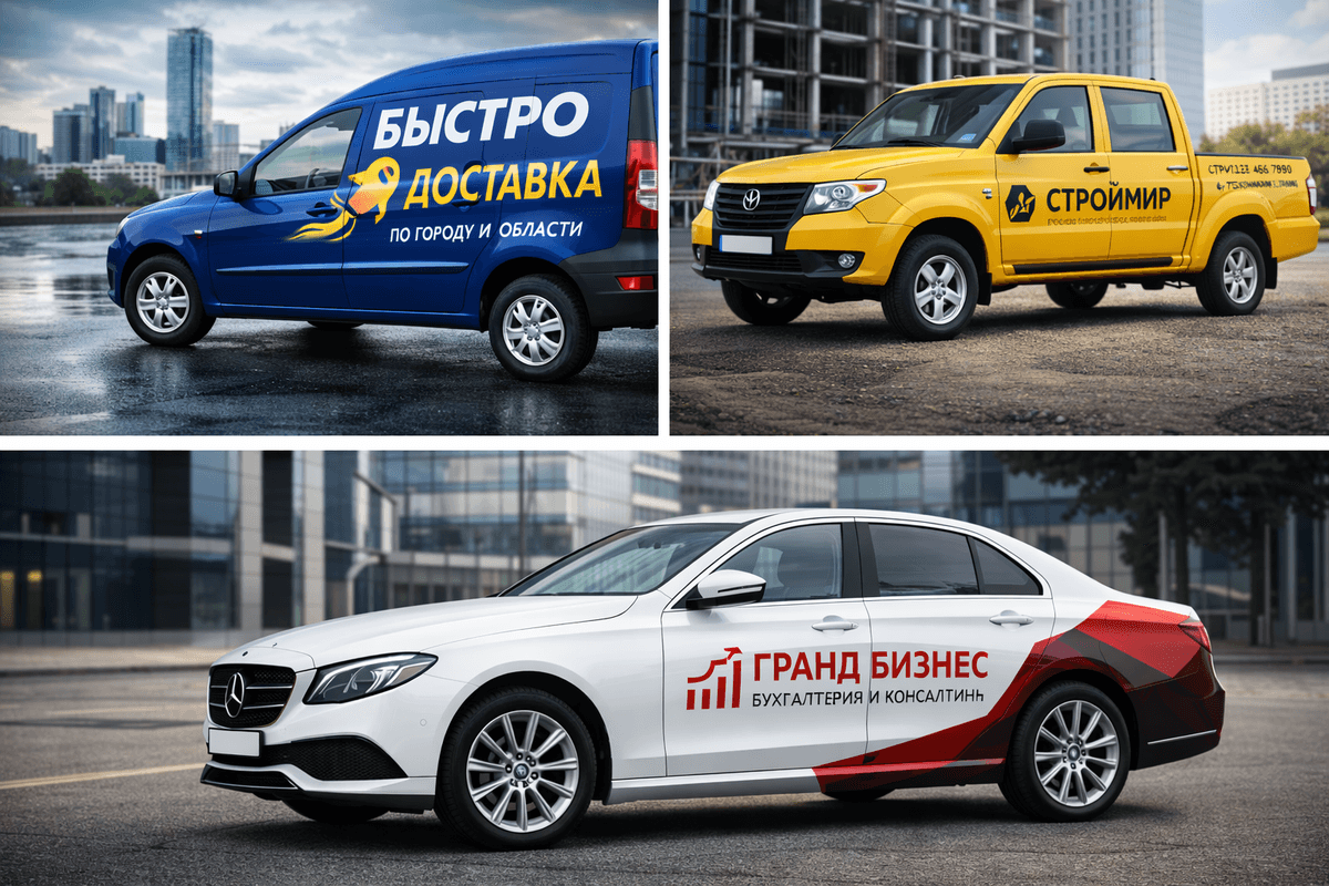 Брендирование фургона